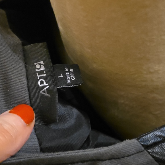 Apt. 9 Women's Black Bomber Jacket - Picture 5 of 6